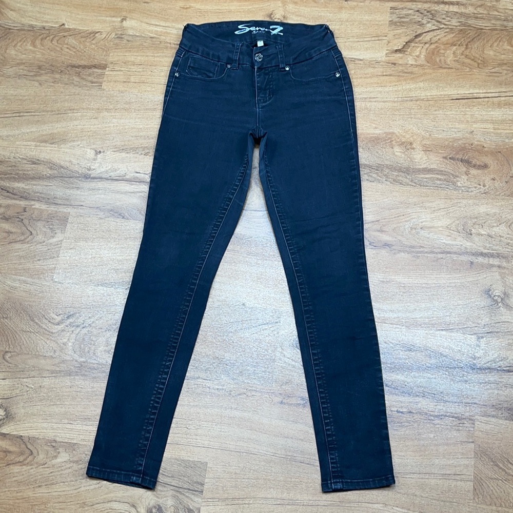 Seven 7 For All  Jeans skinny Black Jeans Size 4